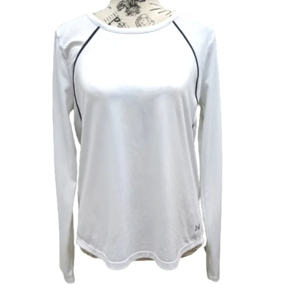 Under Armour UA Heatgear Women's Loose Fit Long Sleeve Shirt size S - Picture 2 of 11